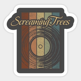 Screaming Trees Vynil Silhouette Sticker